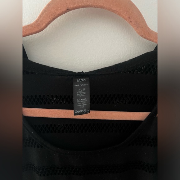 GEORGE Black Top with Hood M - Picture 2 of 6